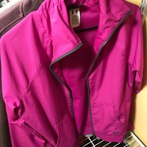 Under Armor pink jacket